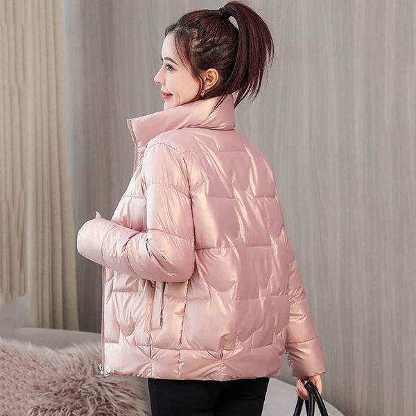 

women's down & parkas parka plus size short jackets 2021 winter fashion cotton splicing turtleneck thickening warm coats woman, Black
