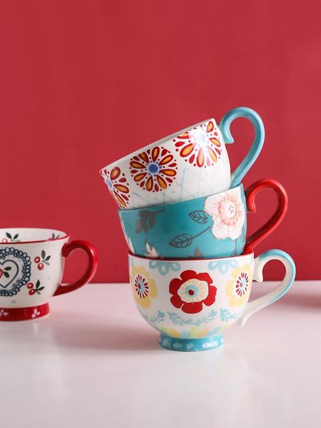 

mugs ceramic breakfast cup oat cereal mug large capacity water household sour milk