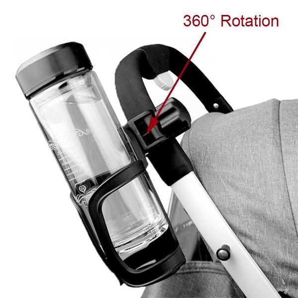 

stroller parts & accessories cup holder rack bottle universal 360 rotatable hanger for baby pram carrying case milk cart