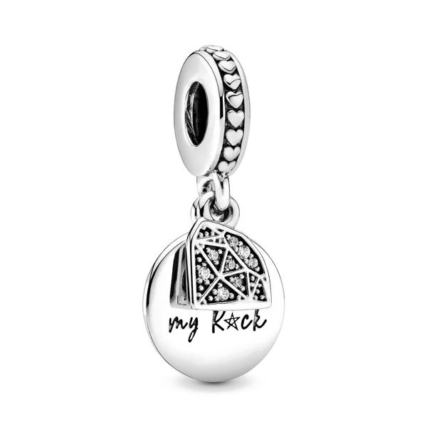 Senior Designer Mutter-Tochter-Herz-Charm, reines Silber, exquisite Perlen, Pandora-Charm-Armband, Perlen, klassische Mode, Schatz, Paar-Geschenk