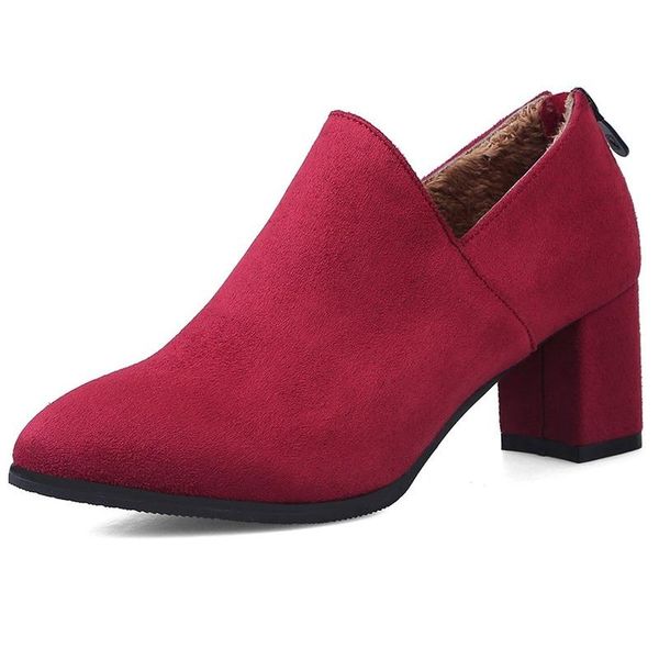 

boots women's short pointed high heel women woman shoes heels shoe for, Black