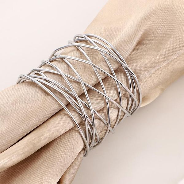 

5pcs serviette rings napkin holder west dinnel er towel ring party decoration table wedding supplies