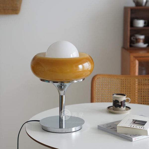 

modern minimalist bedroom bedside desk warm table lamp lamps