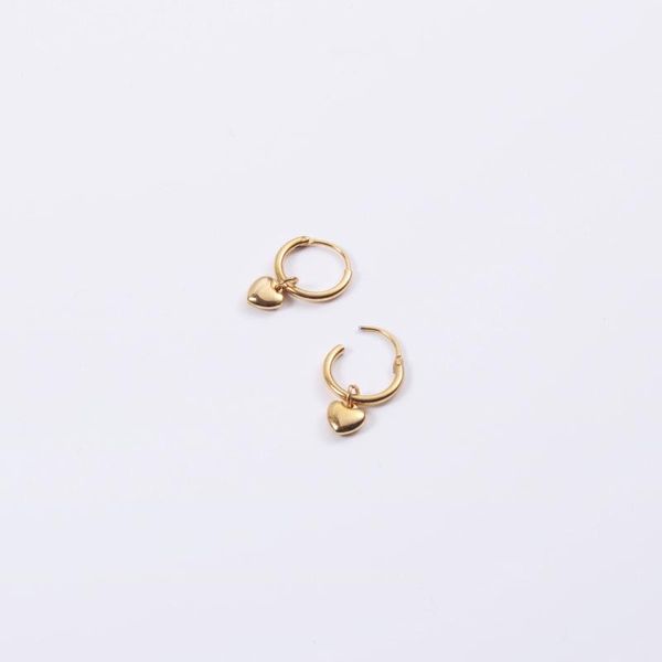 

hoop & huggie love ear hook fashion earrings 2021 female niche design trendy personality for women, Golden;silver