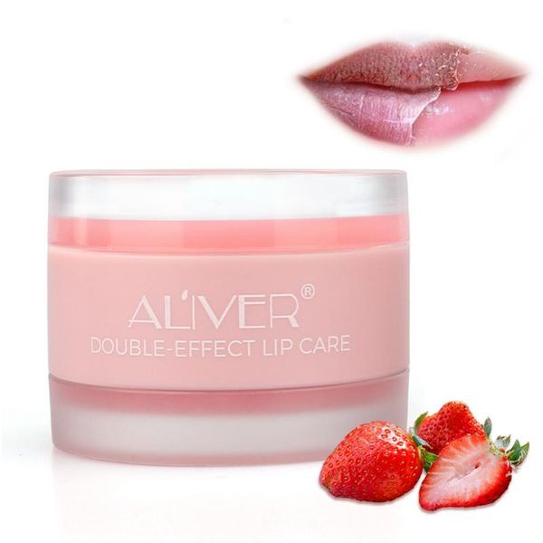 

lip balm recommend anti-wrinkles anti-drying mask strawberry scent peach flavor sleeping