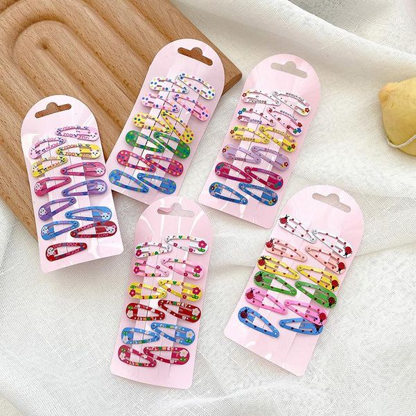 

hair accessories 2021 mini printed children bb clip cute small hairpins girls kids clips pins barrettes headdress hairclip, Slivery;white