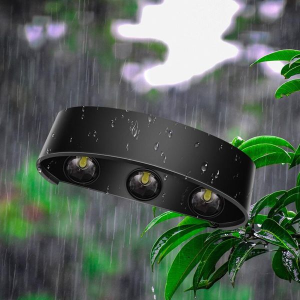 

wall lamp waterproof indoor & outdoor aluminum light up down lighting fixture garden for office bedroom lamps