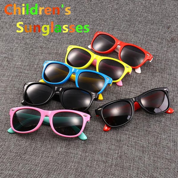 

outdoor eyewear fashion polarized kids sunglasses gift silicone flexible boys girls children sun glasses baby shades uv400
