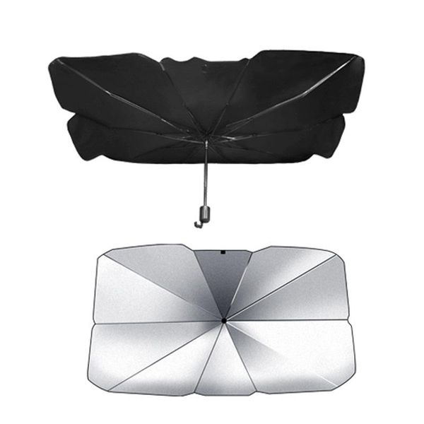 

automotive interior car parasol windshield cover uv protection sun shade front window folding umbrella sunshade