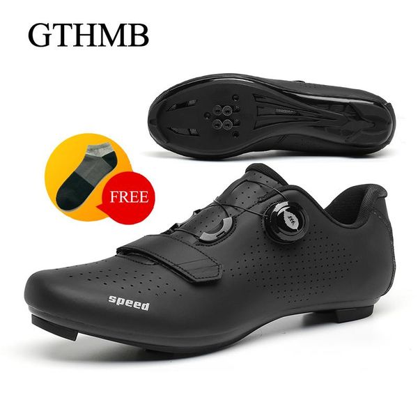 

cycling footwear gthmb road bike shoes couples outdor riding lock professional racing zapatos de ciclismo mounain, Black