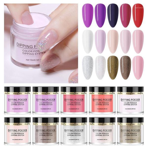 

dipping powder nail moistening infiltrating solid glittering sticking1, Silver;gold