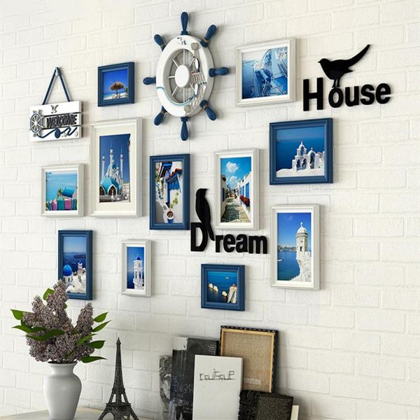 

frames and mouldings 11 pcs/set mediterranean style po frame wall living rome decor picture hanging 4 colors