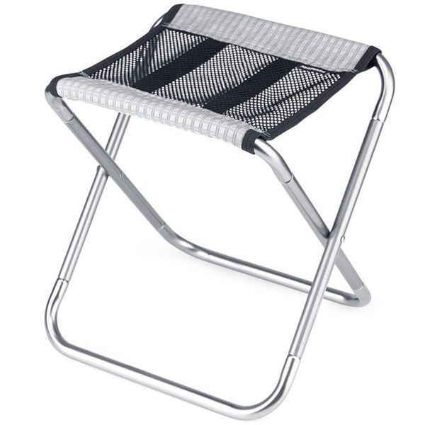 

camping folding chair aluminium alloy backrest fishing ultralight bench portable accessories