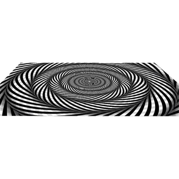 

stereo vision carpet luxury floor mat rug white black abstract geometric optical illusion living room bedroom carpets