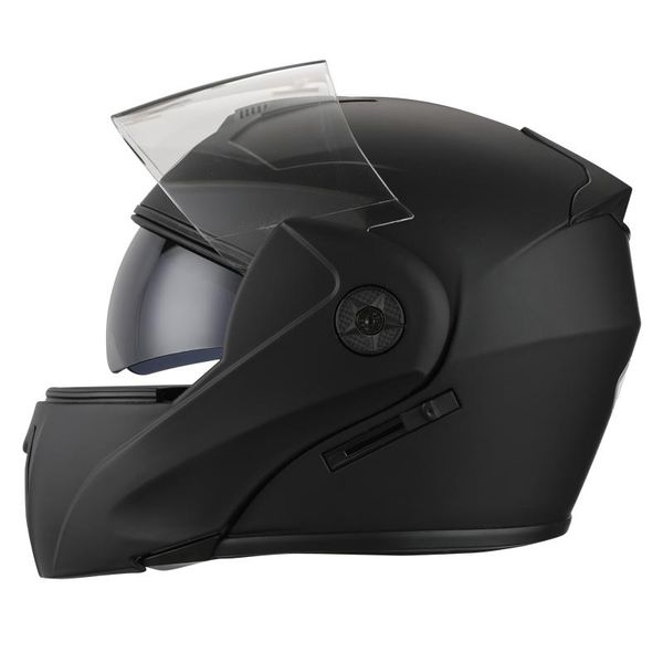 

motorcycle helmets 2021 flip up helmet motocross racing modular dual lens full face casco capacete casque moto s m l cascos