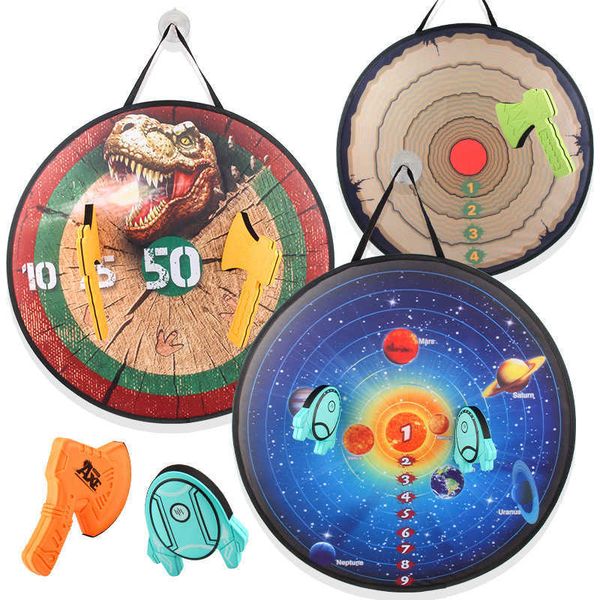 

party darts games plate set sport double target dart flocking dartboard boards toys for children sticky balls holiday gift