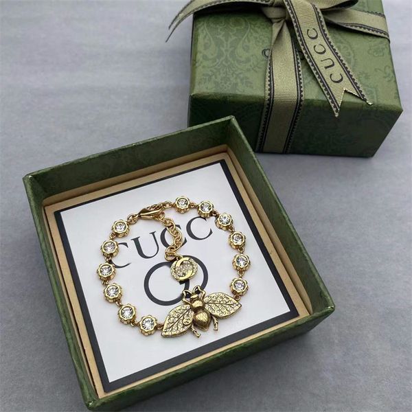 

dupe arts and crafts gu-cci crystal bracelet with diamonds as gift vintage box 1121a