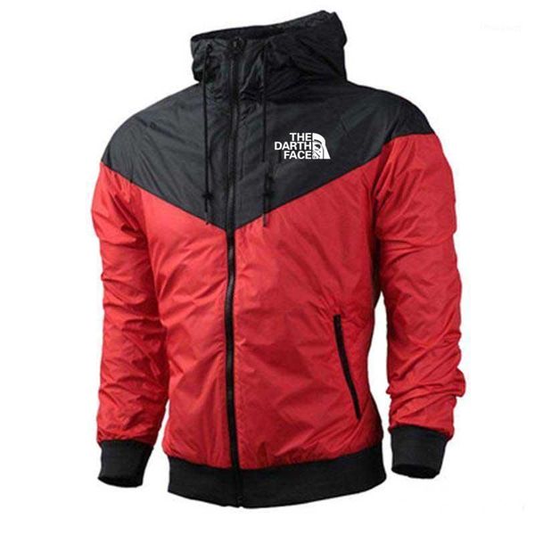 

men's jackets 2021 spring and summer short jacket fashion printing casual sportswear zipper thin windbreaker fitness, Black;brown
