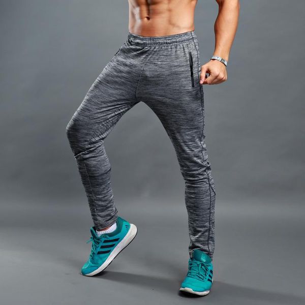 

running pants summer thin men's sports straight cylinder basketball workout active trousers slim skinny legs jogging, Black;blue