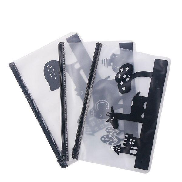 

pencil bags 1pcs transparent pvc school box bag supplies stationery kawaii