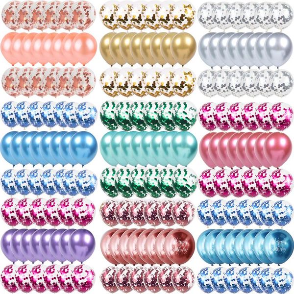 

party decoration 20pcs golden metal foil ballons kids birthday parties and wedding baby shower happy balloons globos