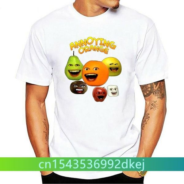 

men's t-shirts hsuail the annoying orange t-shirt, White;black