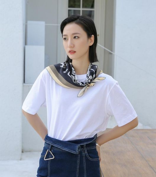 

scarves 65*65cm temperament all-match silk sand-washed chinese square scarf elegant ethnic mulberry ladies, Blue;gray