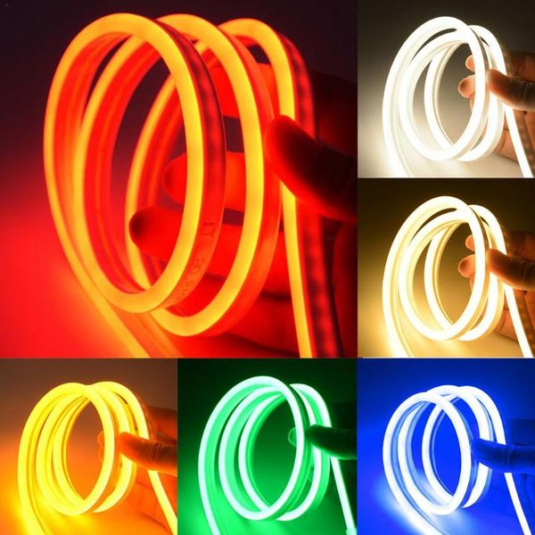 

strips dc 12v smd2835 flexible led strip waterproof neon lights silicone tube 3m/ 9.8ft 360led lamp ip65 12w/m
