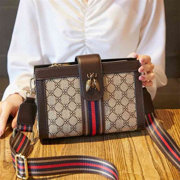 

factory shop [live new]classic versatile female messenger printed single shoulder small square bag
