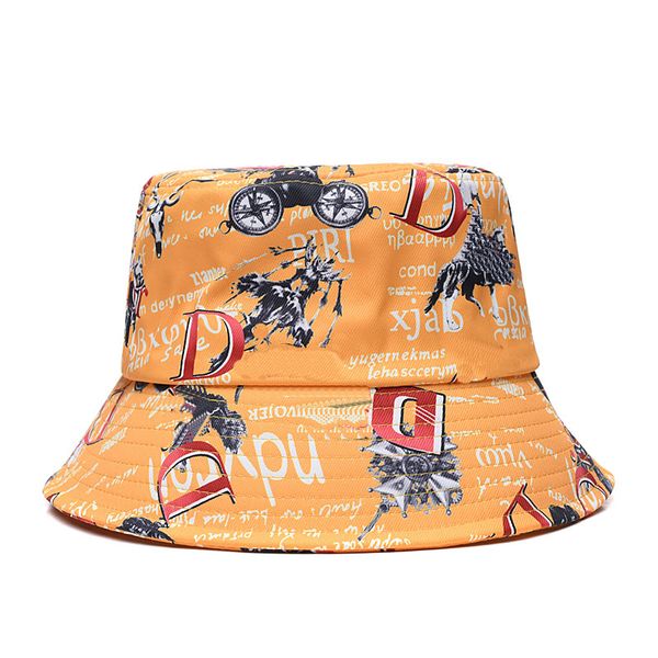 Fashion Fisherman Sun Bucket Chapéu Homens Mulheres Capas de Algodão Casquette Caps Hip Hop Hop Hop