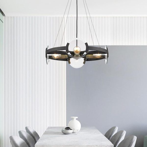 

pendant lamps style living room chandelier modern simple atmosphere designer personalized dining model art home lighting