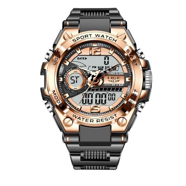 

wristwatches relojes para hombre men quartz pagani design luxury watch electronic luminous waterproof orologio uomo, Slivery;brown