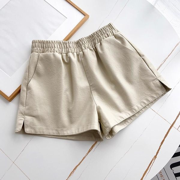 

women's shorts foreign trade clothing original tail single big brand cut label export oem goods genuine elastic waist casual, White;black