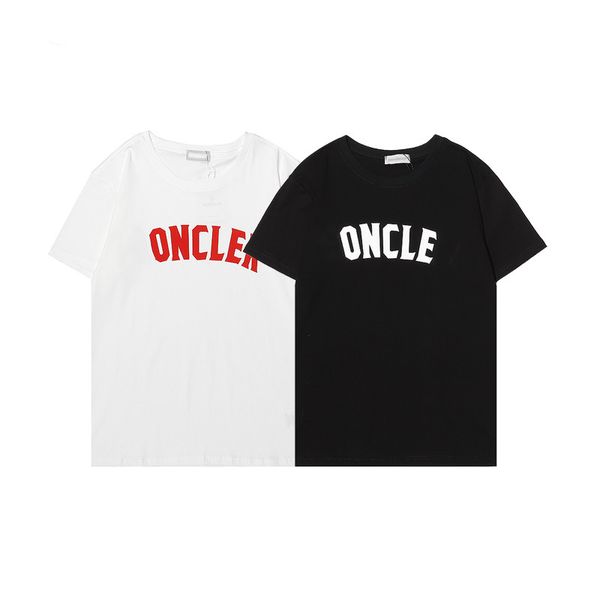 

2021 summer fashion designer t shirts for men luxury letter embroidery mens women clothing short sleeved shirt womens tee s-xxl#17, White;black