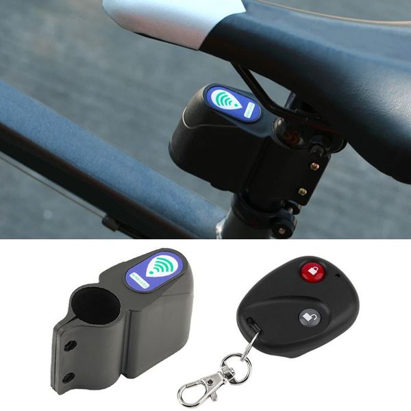 

alarm systems bicycle anti-theft lock with wireless remote control waterproof mtb bike vibration 110db