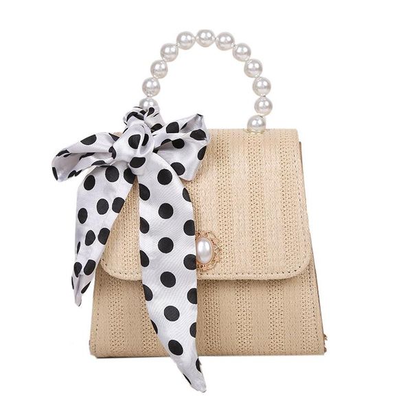 

evening bags straw purses and handbags luxury designer fashionable pearl mini bag tote for women fashion messenger