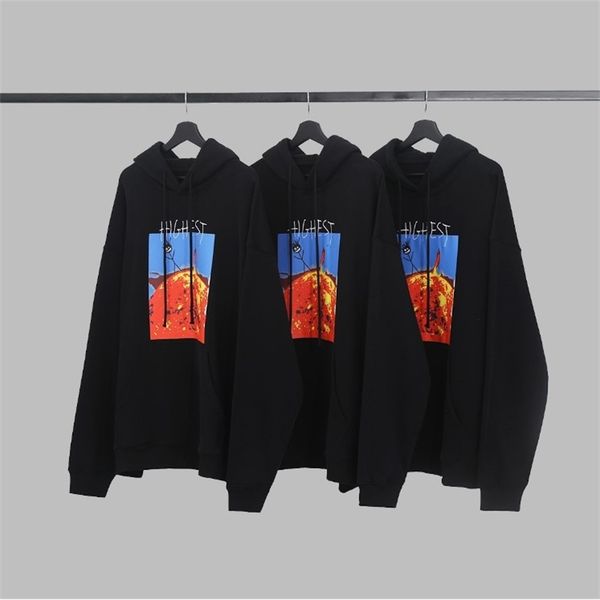 

travis scott match man hoodie sweater loose high street hip hop rap coat, Black