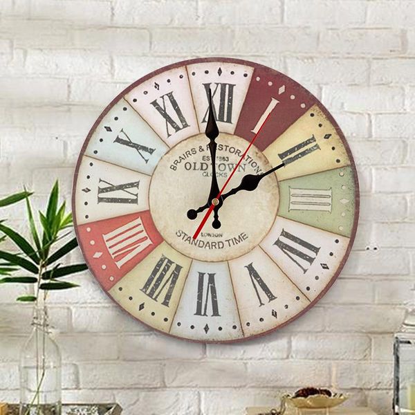 

wall clocks flower watches home decor,silent clock gift pastoral pocket watch,shabby chic,rose clocks,vintage
