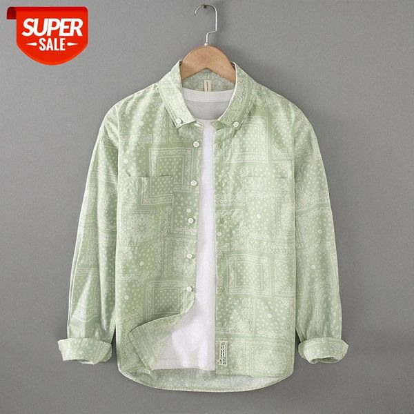 

printed long-sleeved shirt men #jy0c, White;black