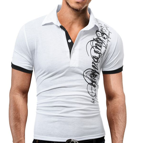 

Men's T-Shirts T-shirt Letters Print Men Short Sleeve1 QPX7, White;black