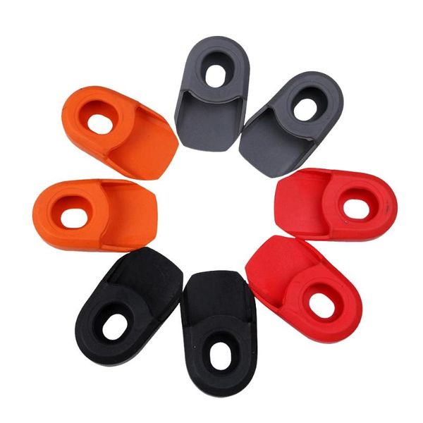 

bike heels & chainwheels 2 pcs silicone mtb road crank arm skin protectors sleeve cover boot cap tools outdoor cranksets bicycle compon