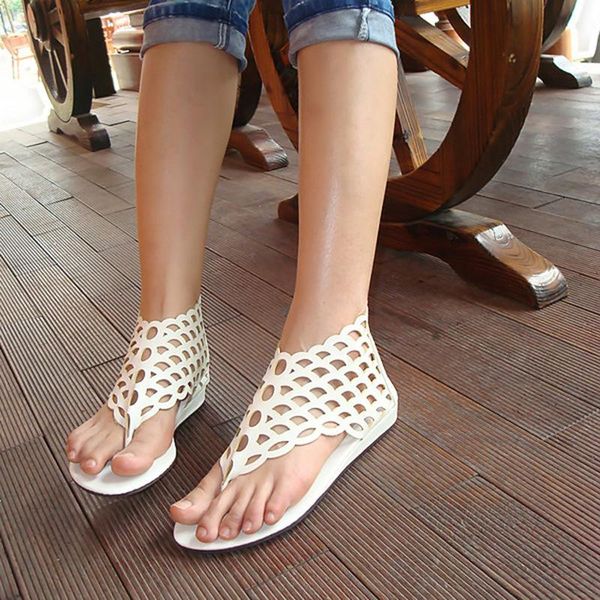 

sandals women's shoes flat bottom level with cool slipper, Black