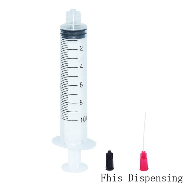 

syringes 10ml+25g 1.5 inch pp flexible tips compatible with efd