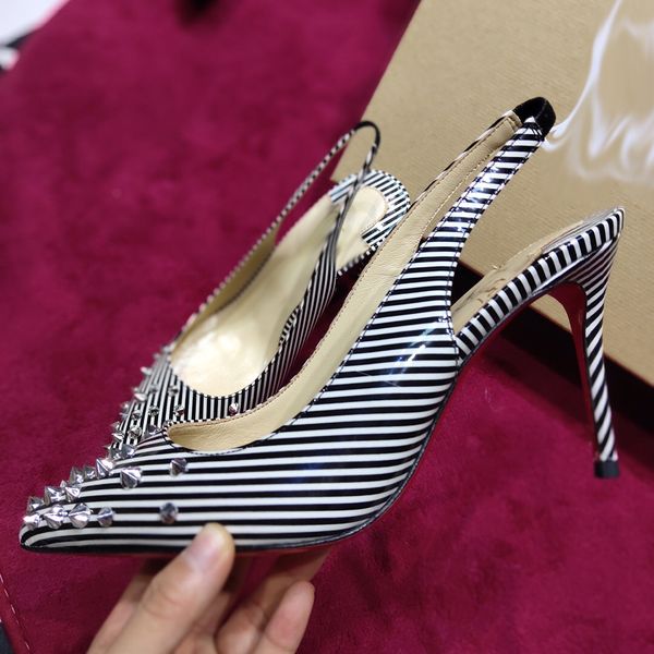 

2021 good quality fashion women luxurys designers shoes designer sandals womens luxury high heels sandal dress shoess with box size 35-41 -n, Black