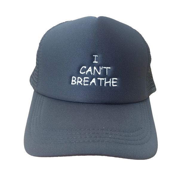 

i can't breathe embroidered baseball cap, Blue;gray
