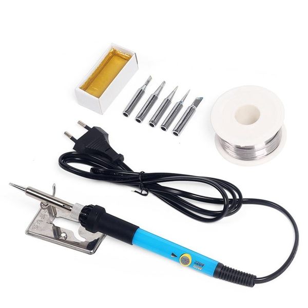 

soldering iron kit[9-in-1] 60w/220v adjustable temp, perfect for diy project eu plug storage bags