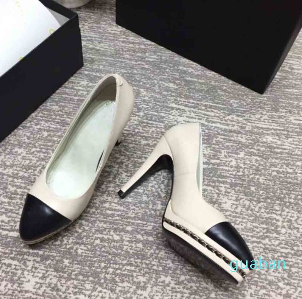

dress shoes style heels luxury women's spring quality high size, Black