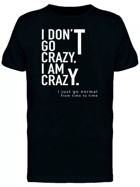 

Going Normal Men's Tee -Image by Shutterstock, White;black