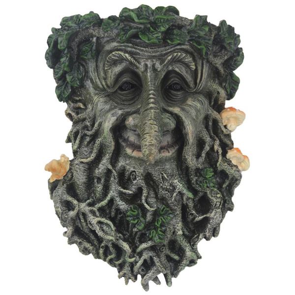 

other bird supplies tree face feeder outdoor old man wild whimsical sculpture