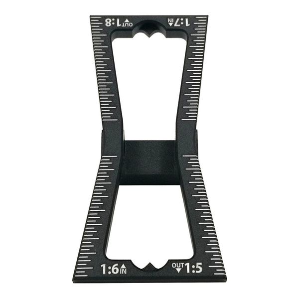 

aluminum alloy dovetail marker jig woodworking template scale dovetail gauge guide tool wood joints scriber 1:5 1:6 1:7 1:8 slop